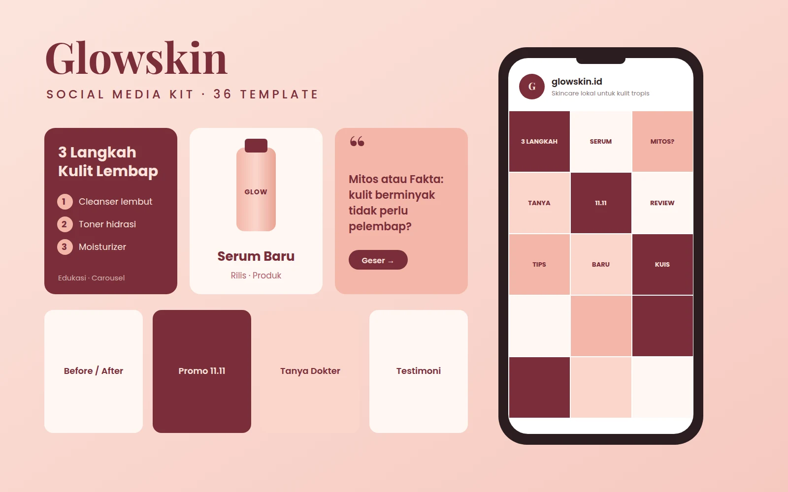 Social Media Kit Glowskin