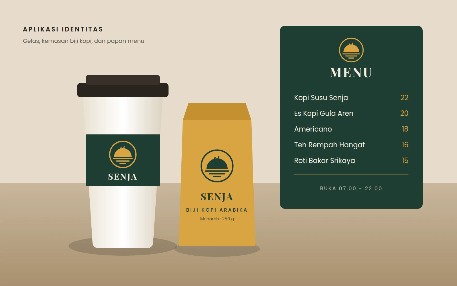 Identitas Brand Senja Kopi & Ruang